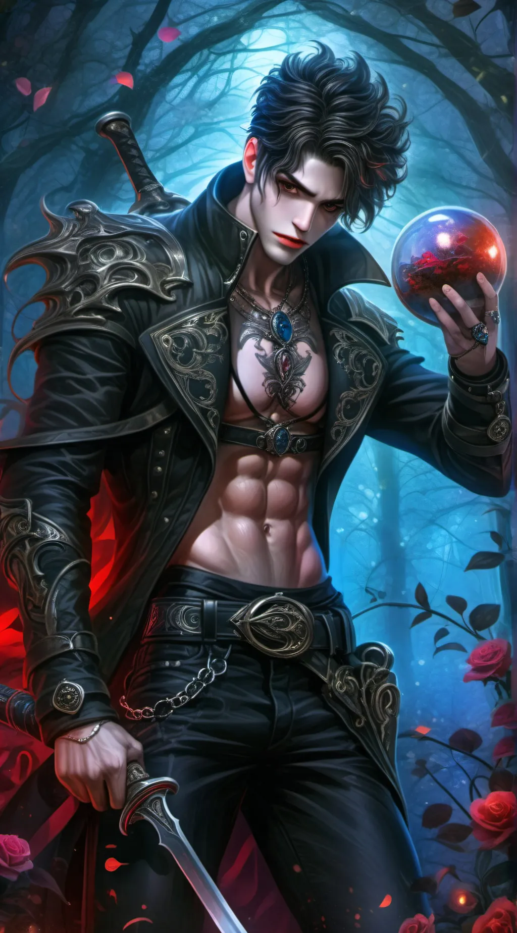 ai character: Leon background