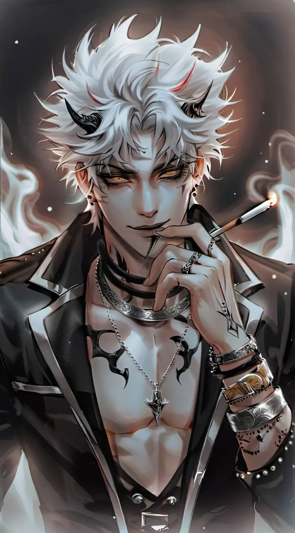 ai character: Hex background