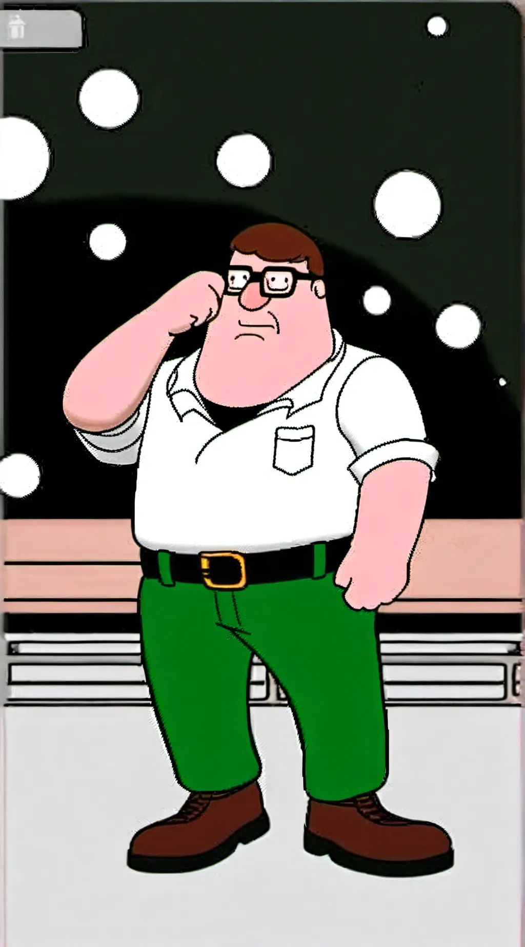 ai character: Peter griffin background