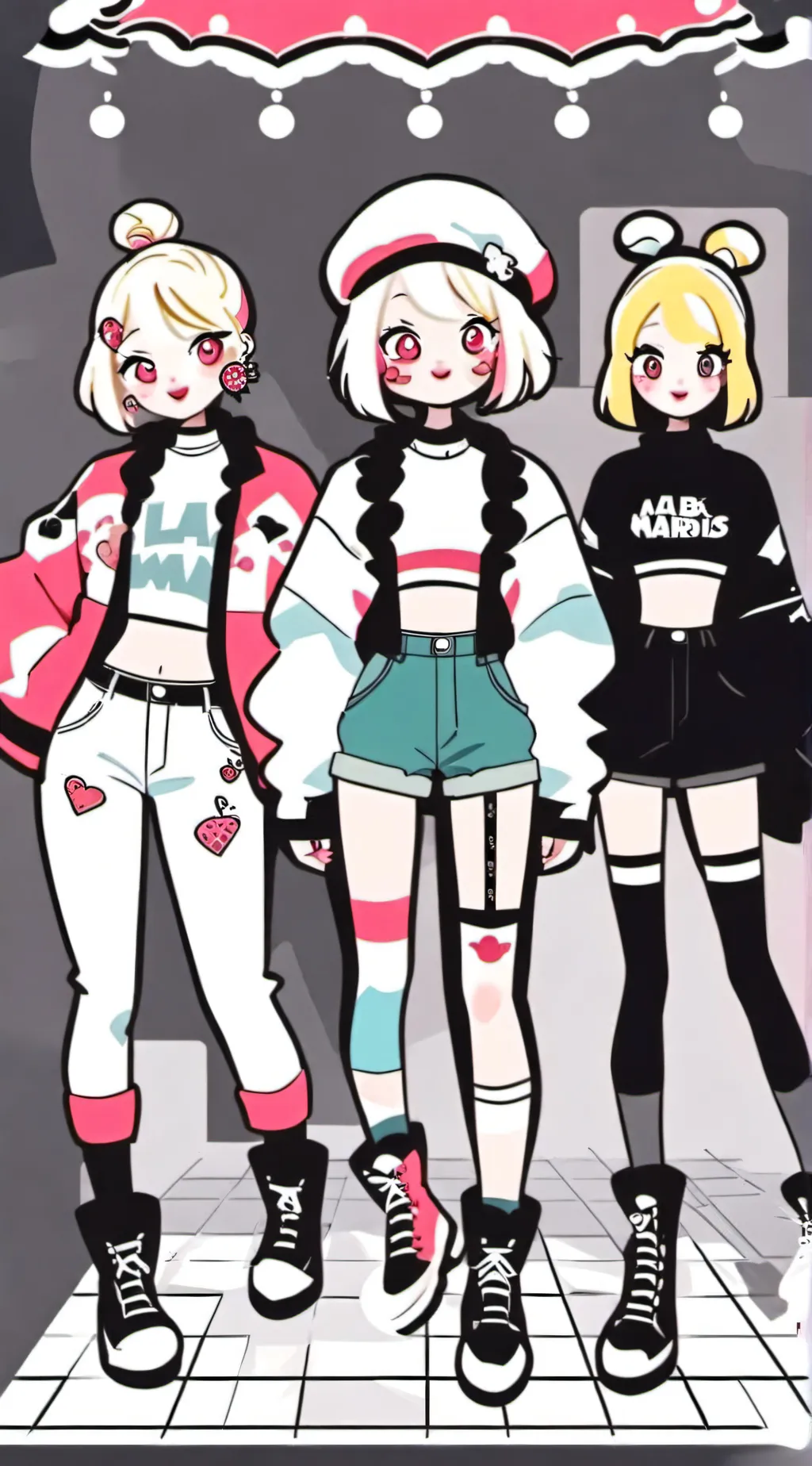 ai character: Mean girls background