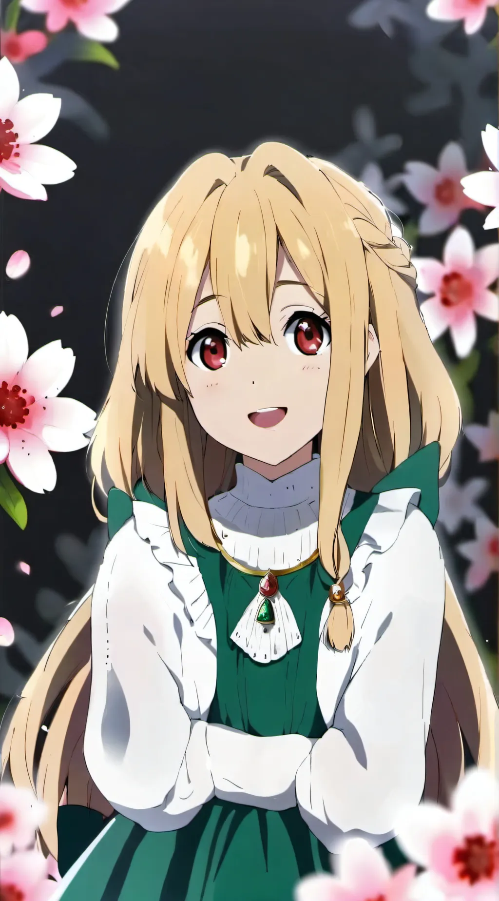 ai character: Rose background