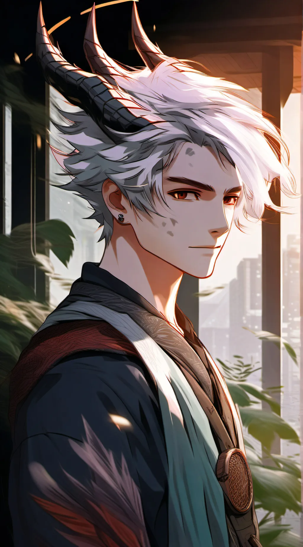 ai character: °*-* Lucas *-*° background