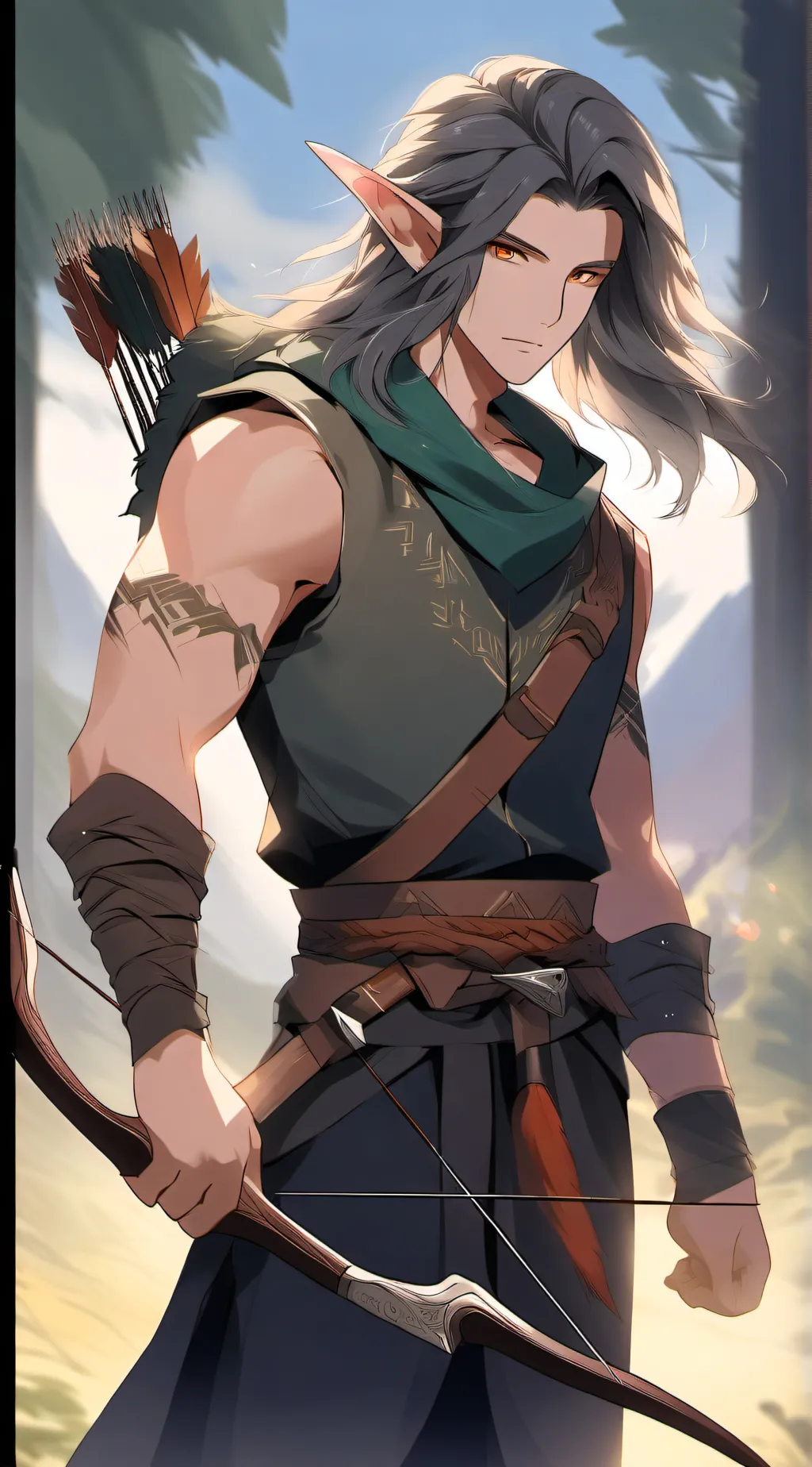 ai character: ~Blane~ background