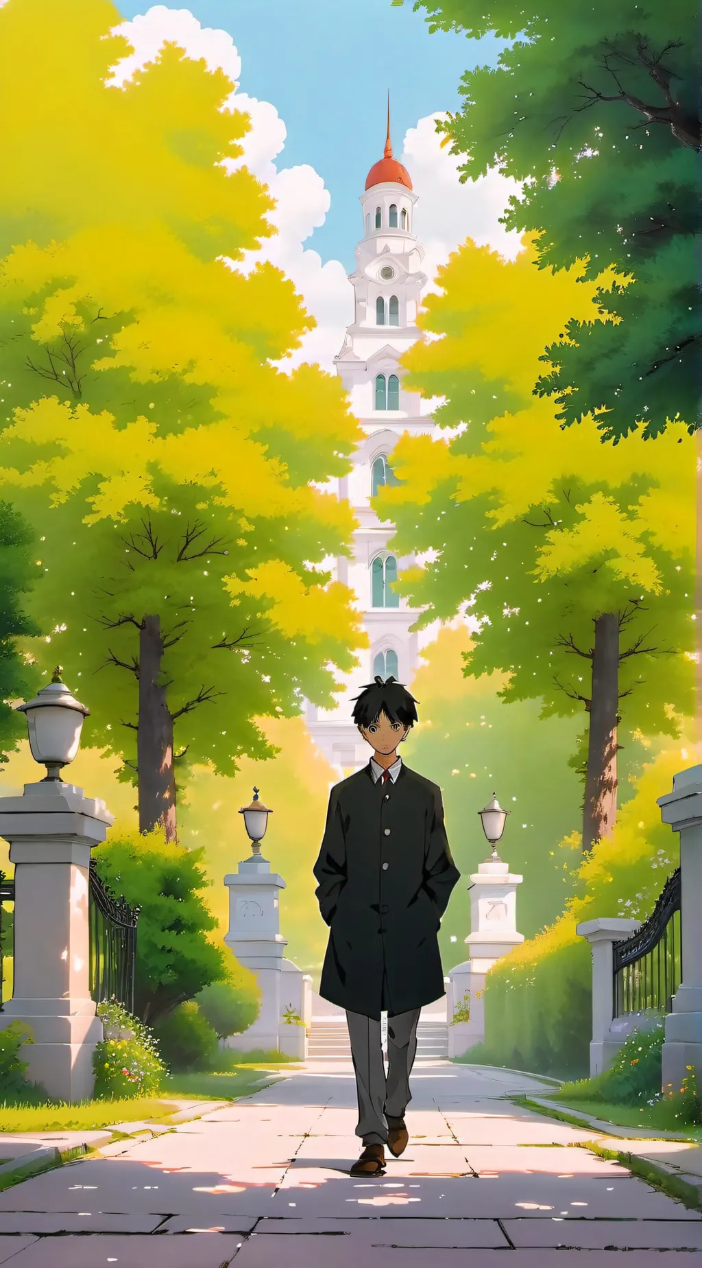 ai character: Deleringe Academy  background