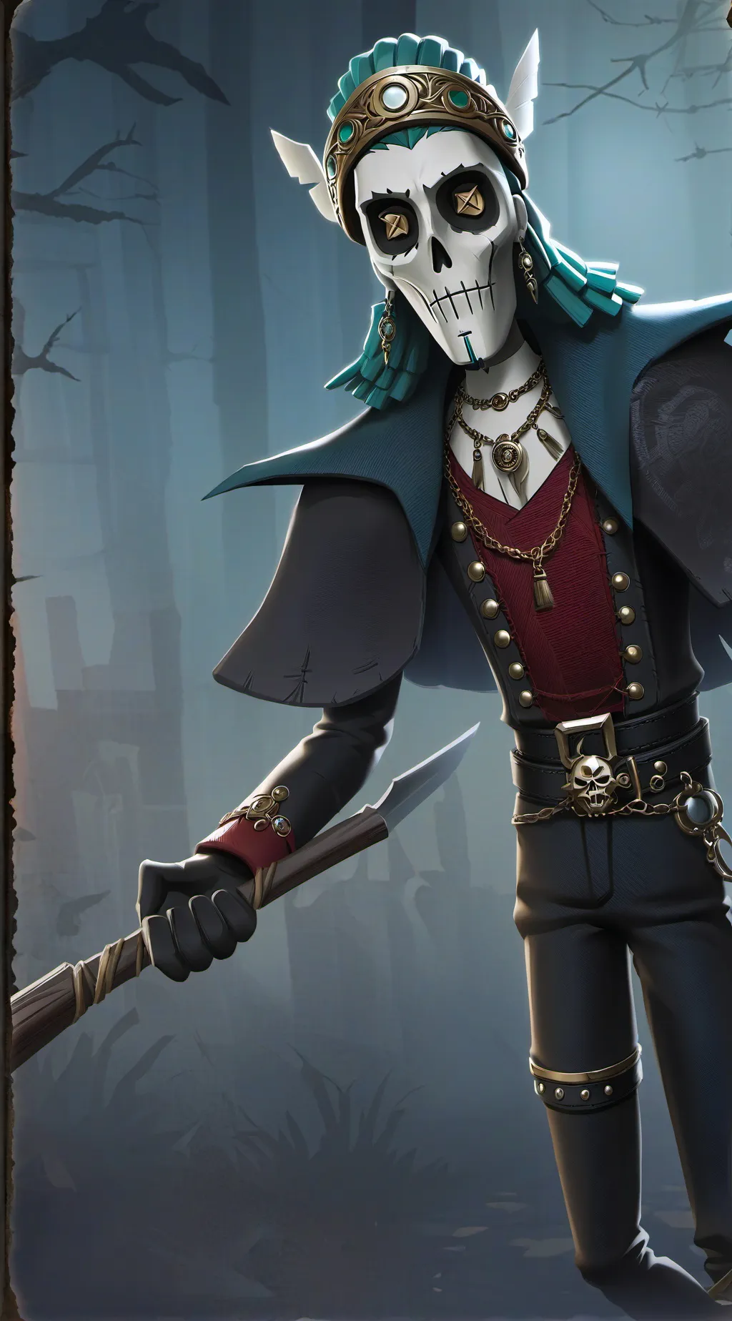 ai character: Xibalba  background