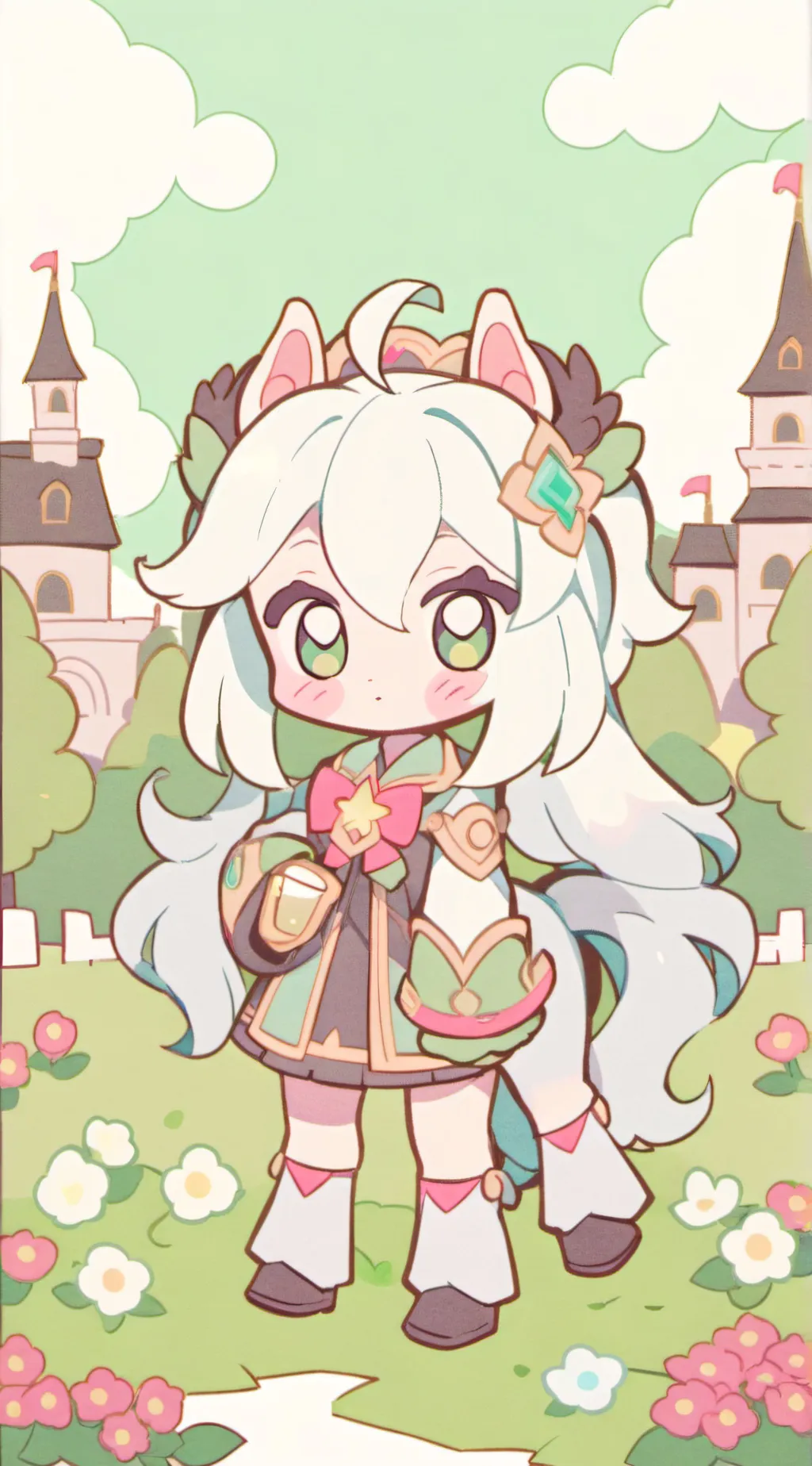 ai character: MLP x HH background