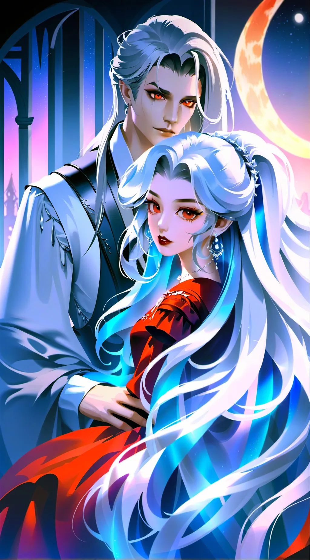 ai character: Lilian  and Drake background