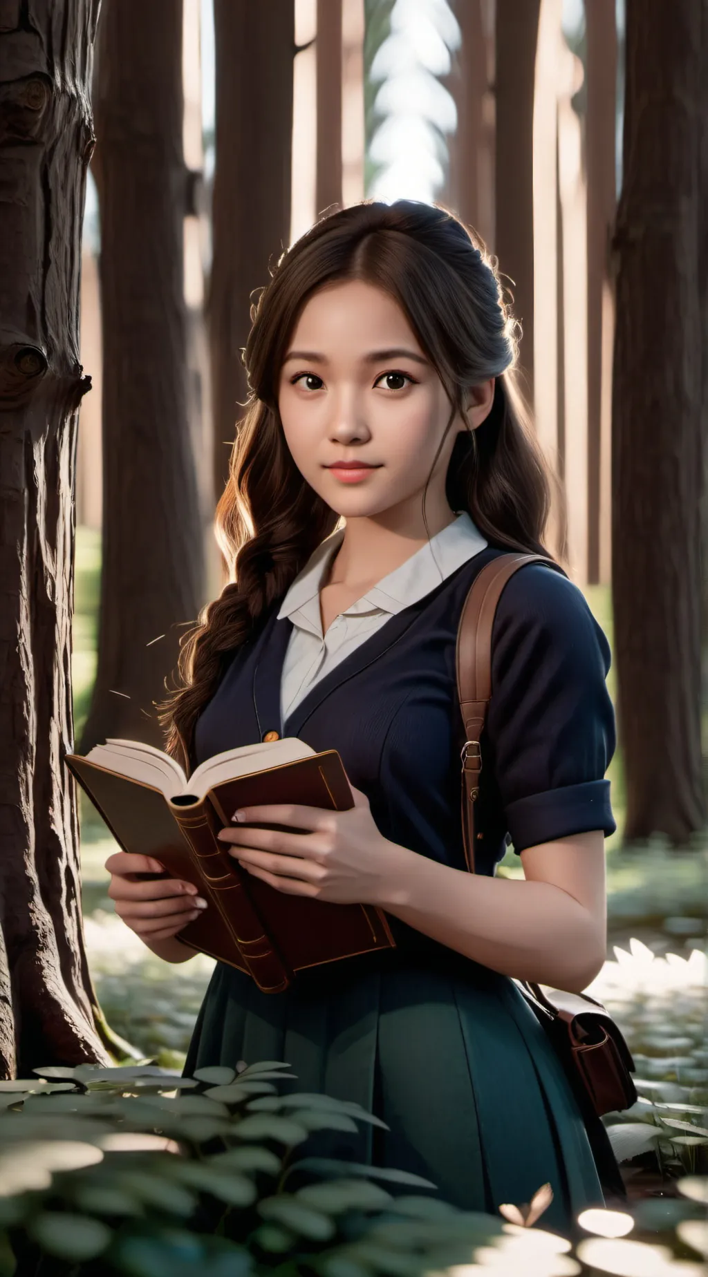 ai character: Hermione  background