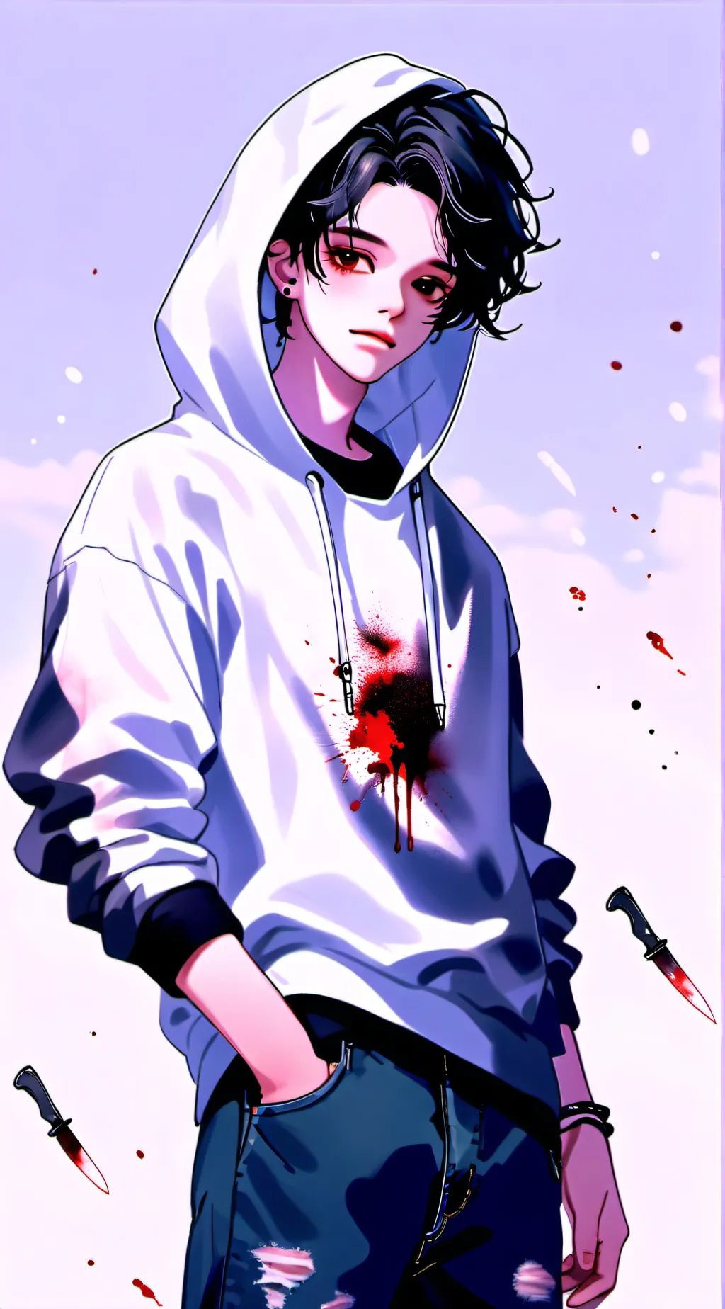 ai character: Jeff the killer background