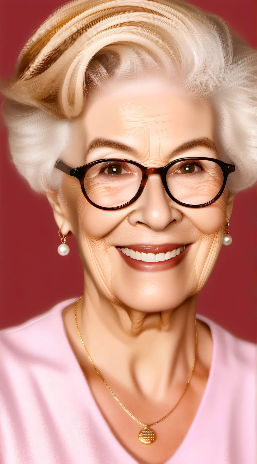 ai character: Preppy grandma background