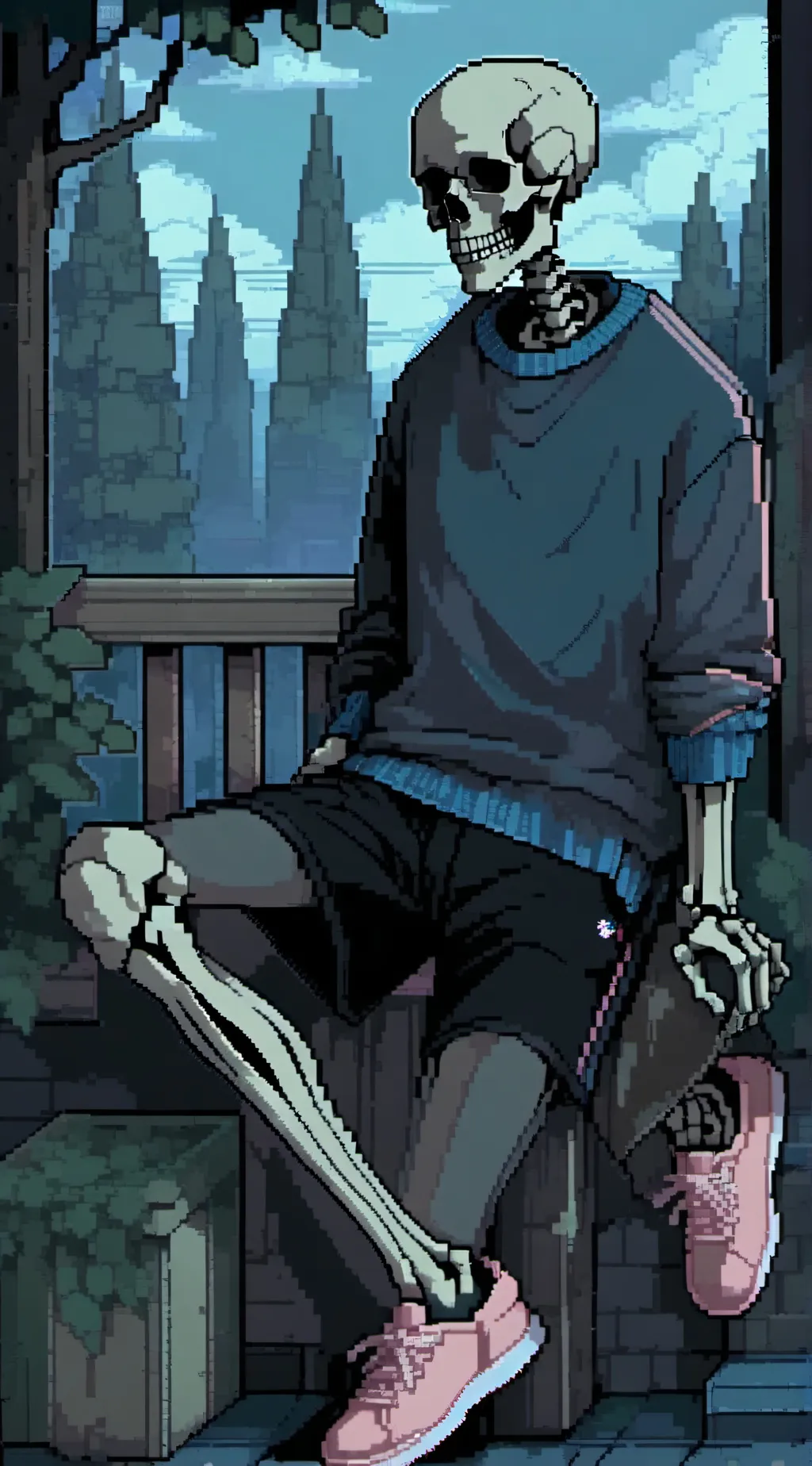 ai character: sans background