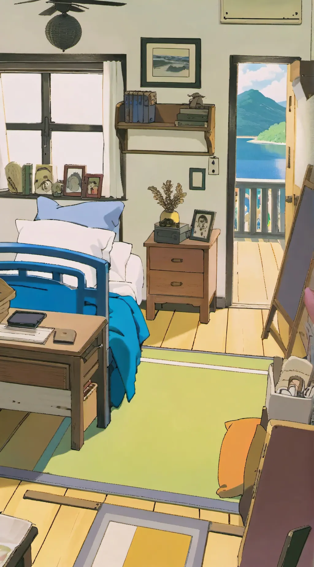 ai character: MHA dorm boys background