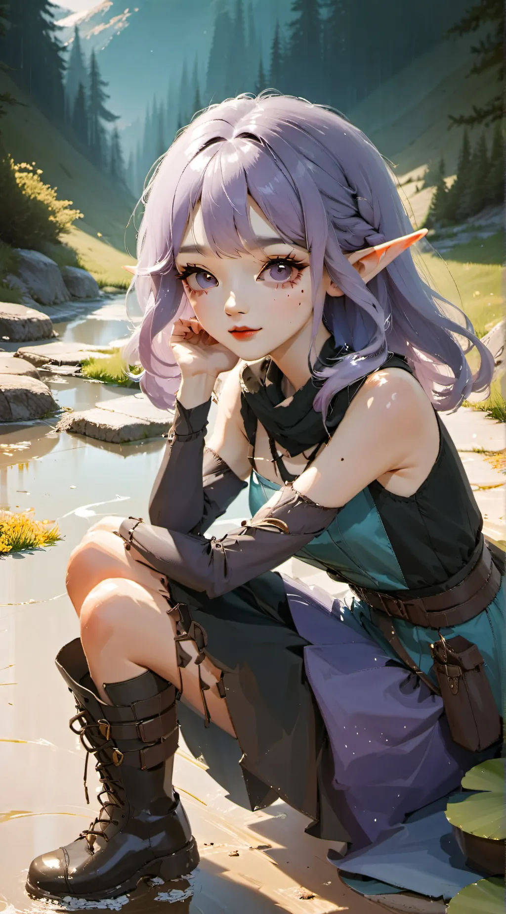 ai character: ~+|・Natalie・|+~ background