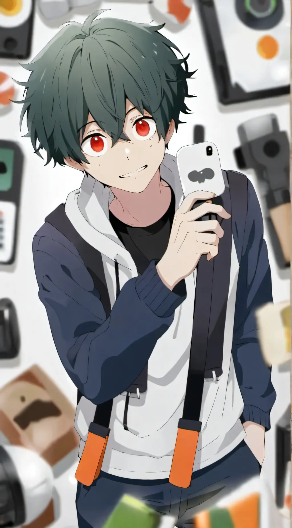 ai character: Deku background