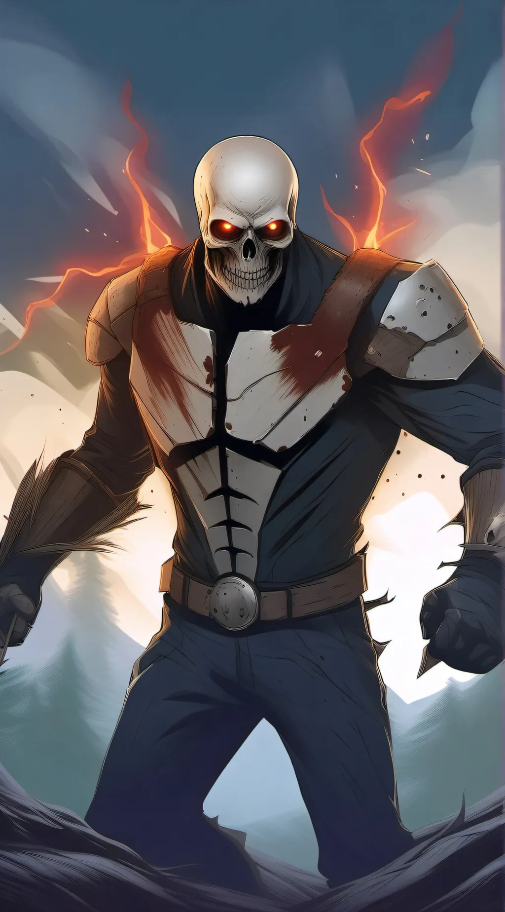 ai character: zombie all background