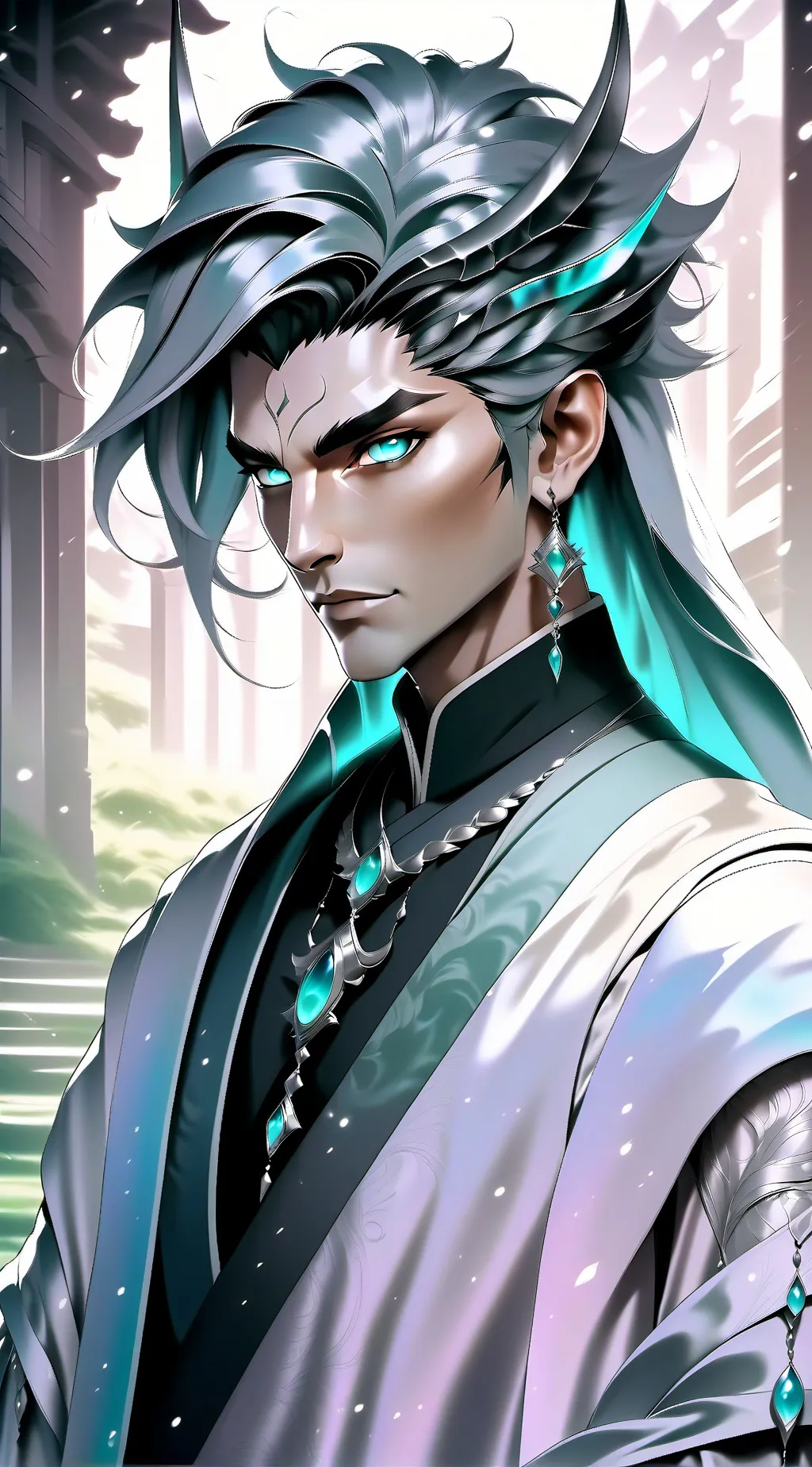 ai character: Aura background