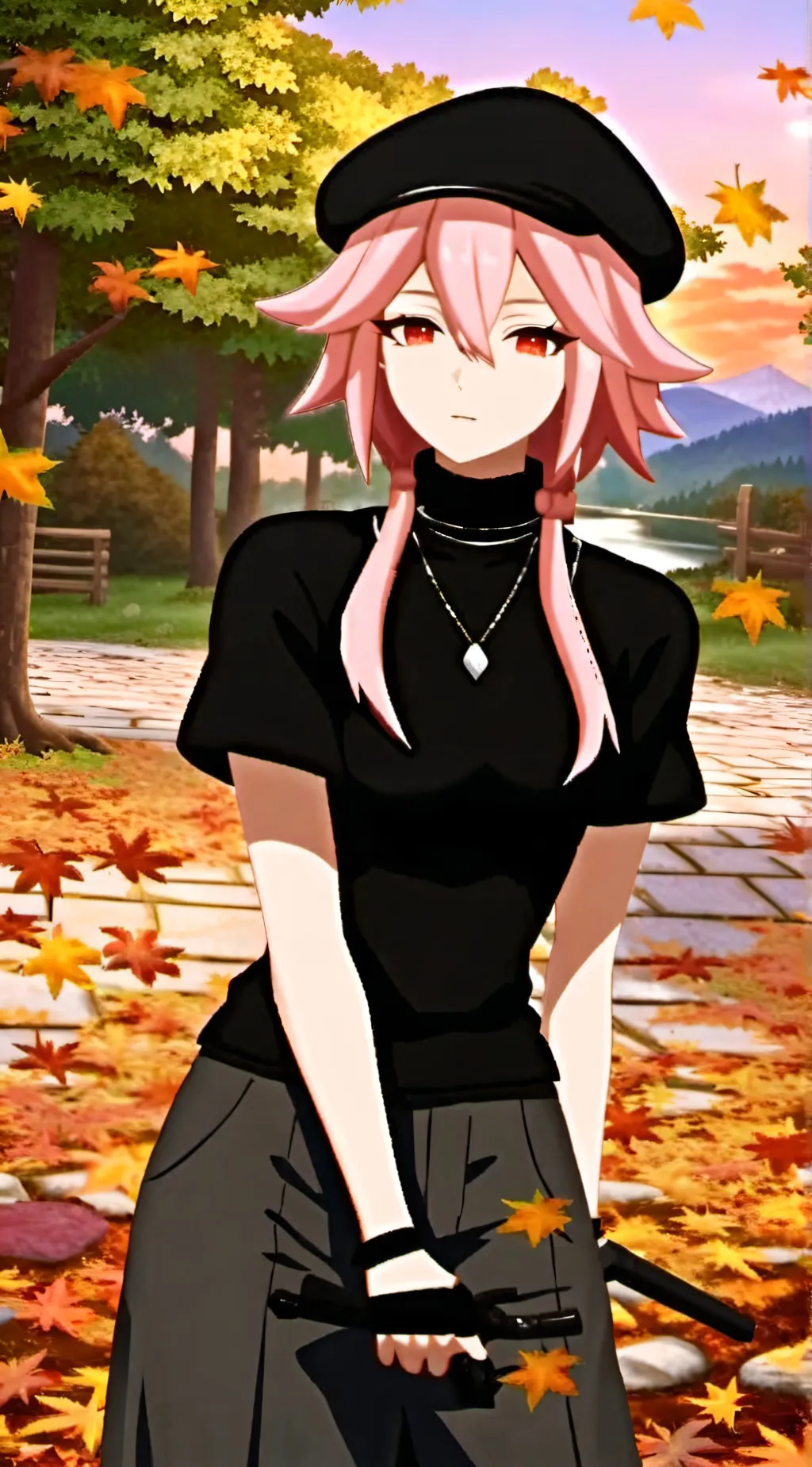 ai character: Lillian💐🥖 background