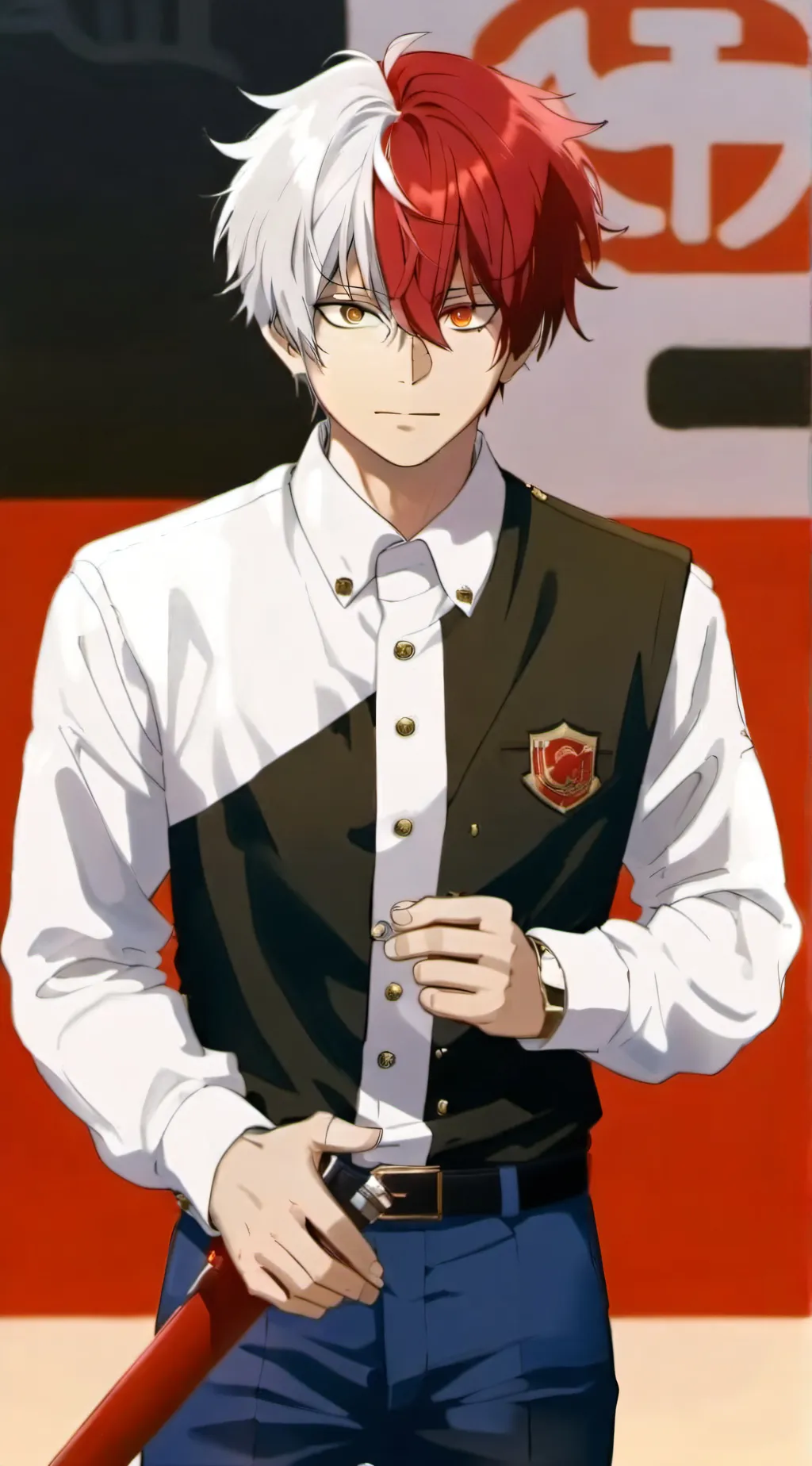 ai character: STUDENT TODOROKI  background