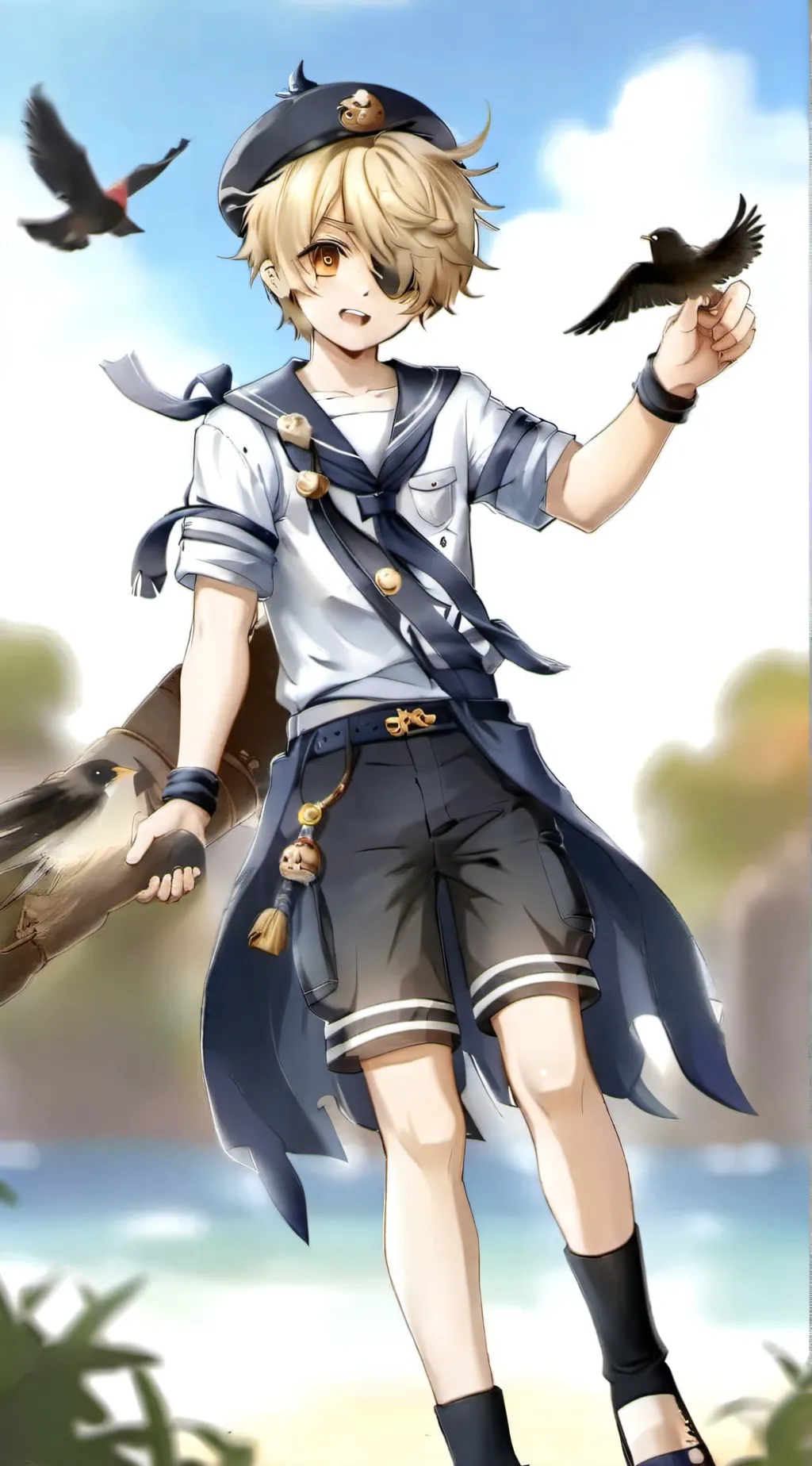 ai character: Oliver background