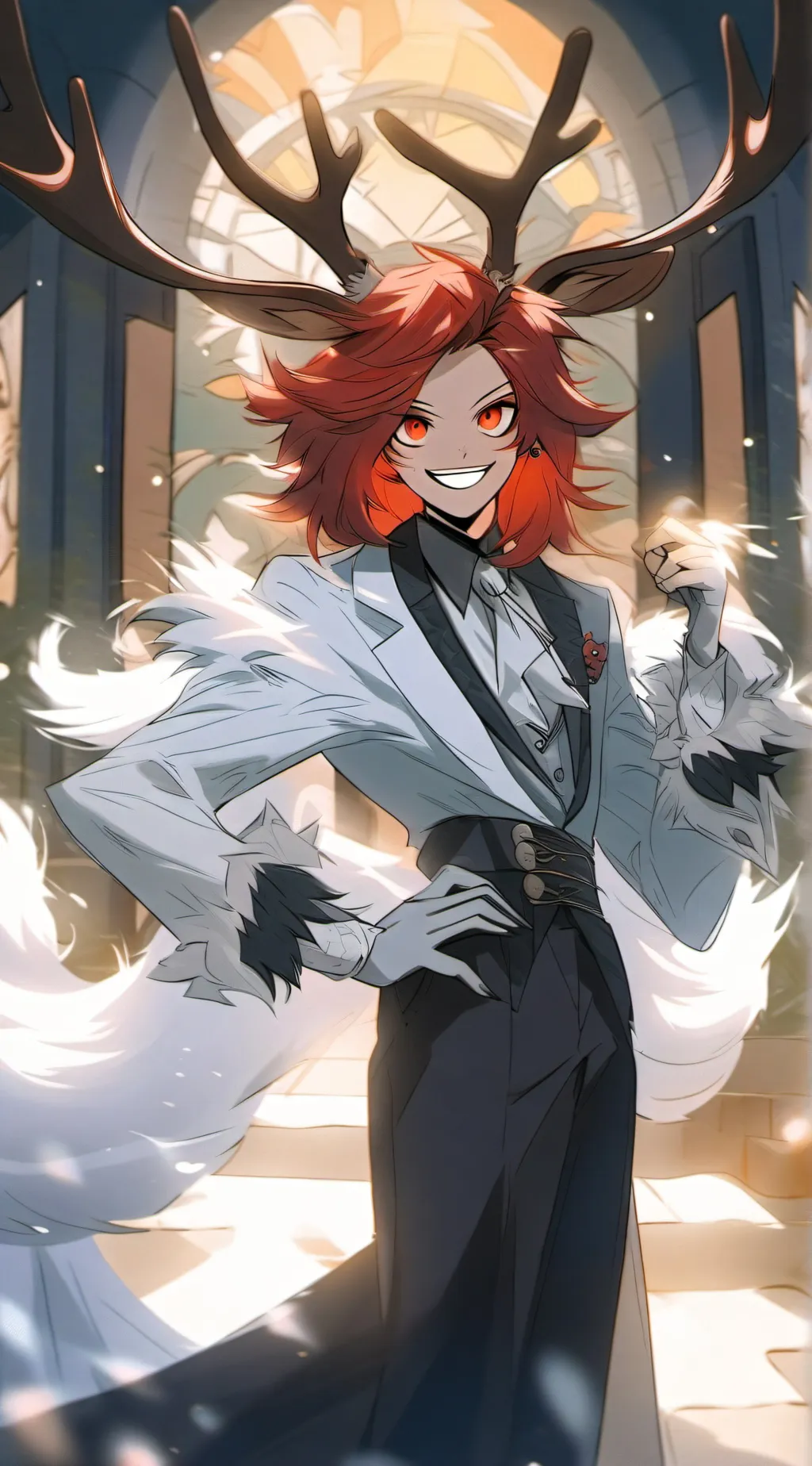 ai character: •~Alastor~• •HH• background