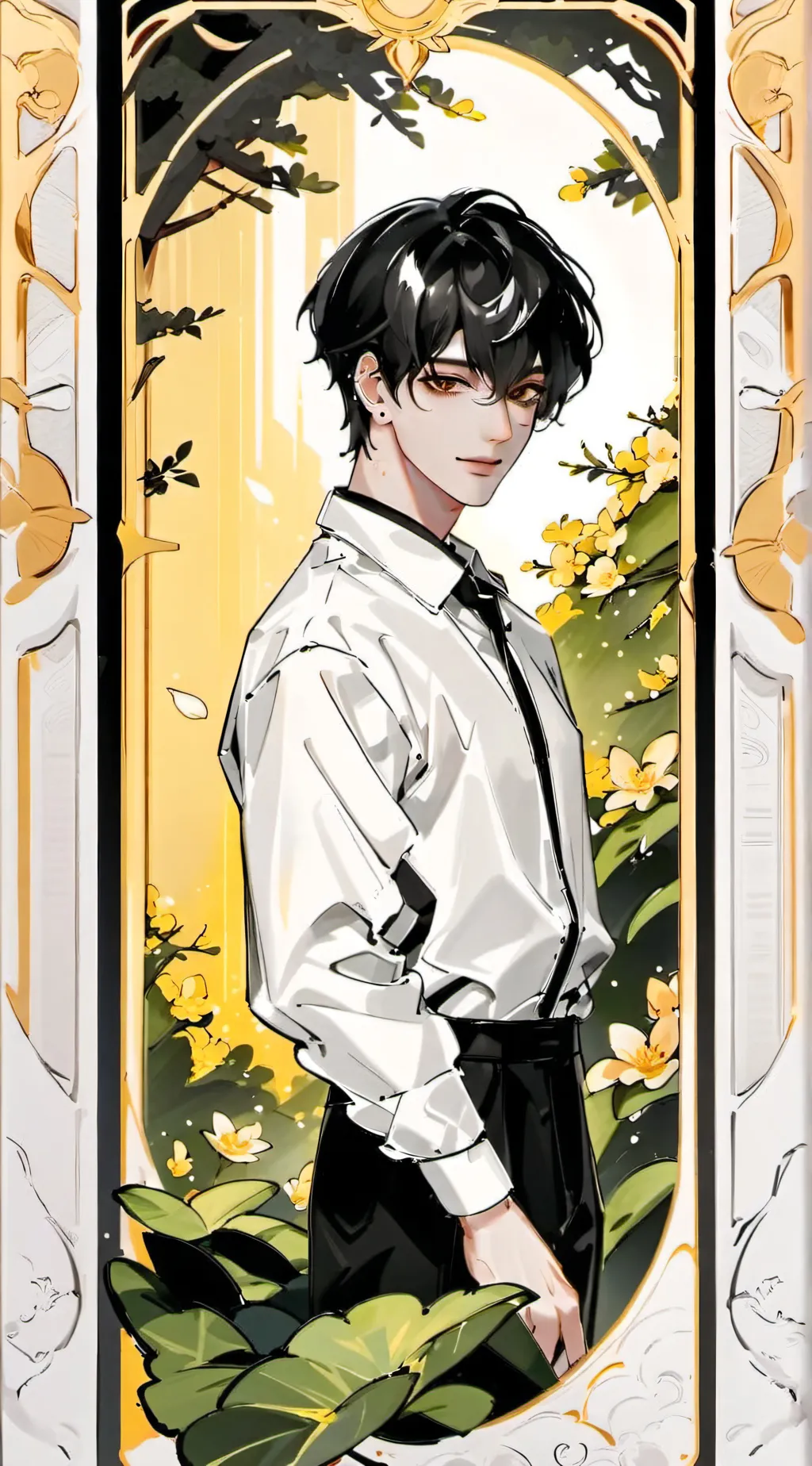 ai character: Max background