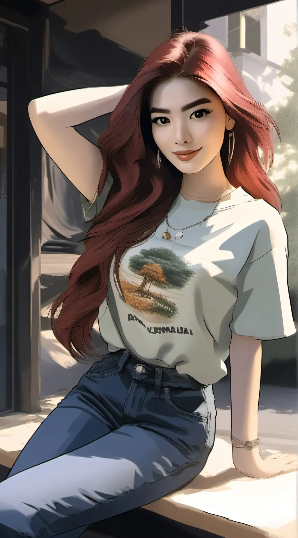 ai character: Mikha Lim background