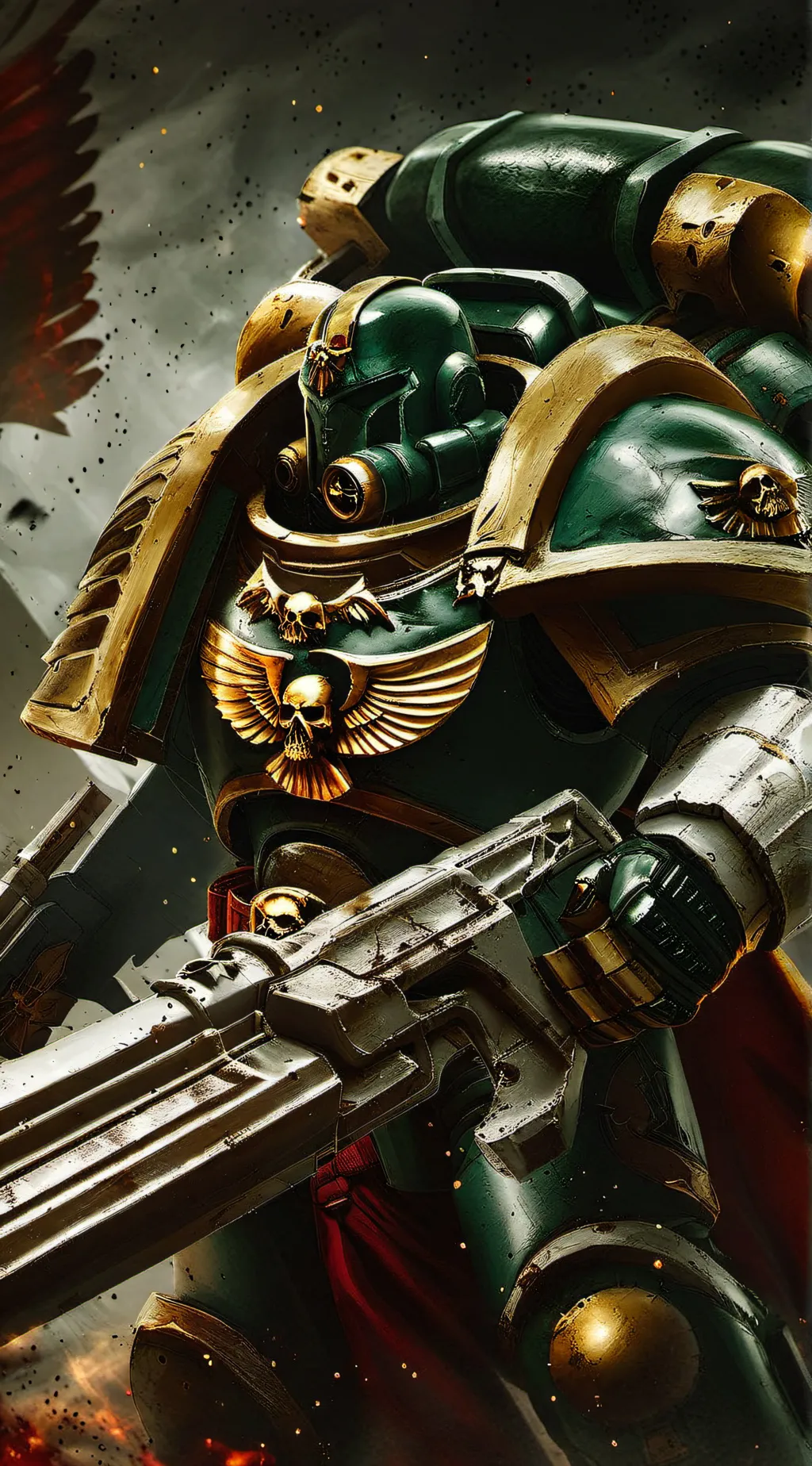 ai character: Dark angel 3 background