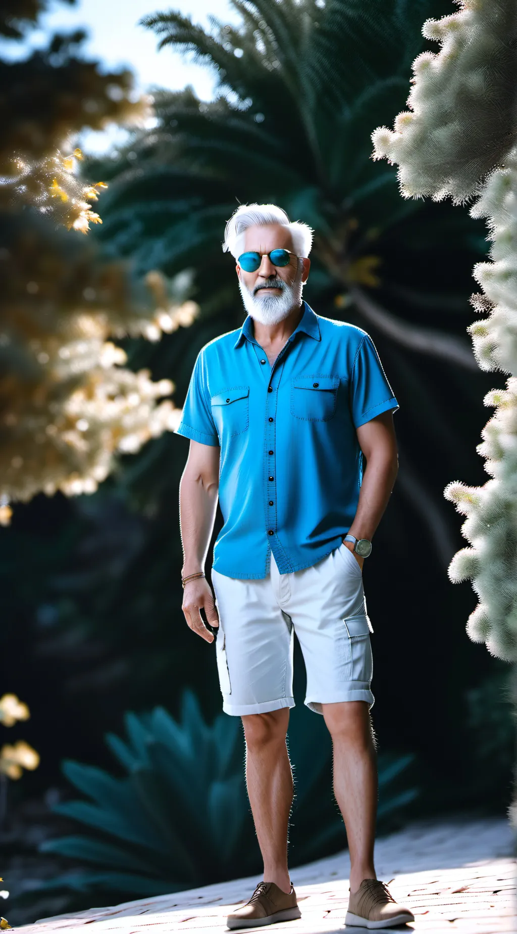 ai character: Grandpa Joe  background