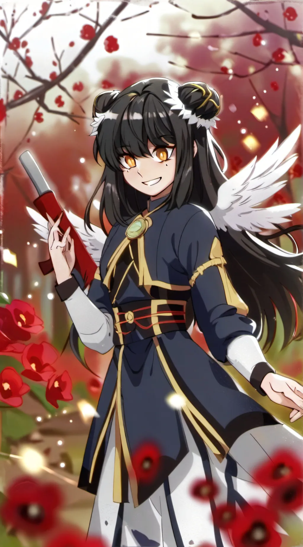 ai character: muichiro angst background