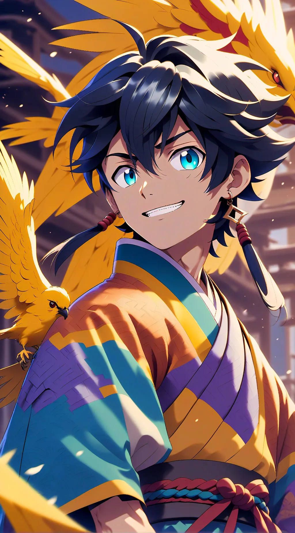 ai character: Kaoru background