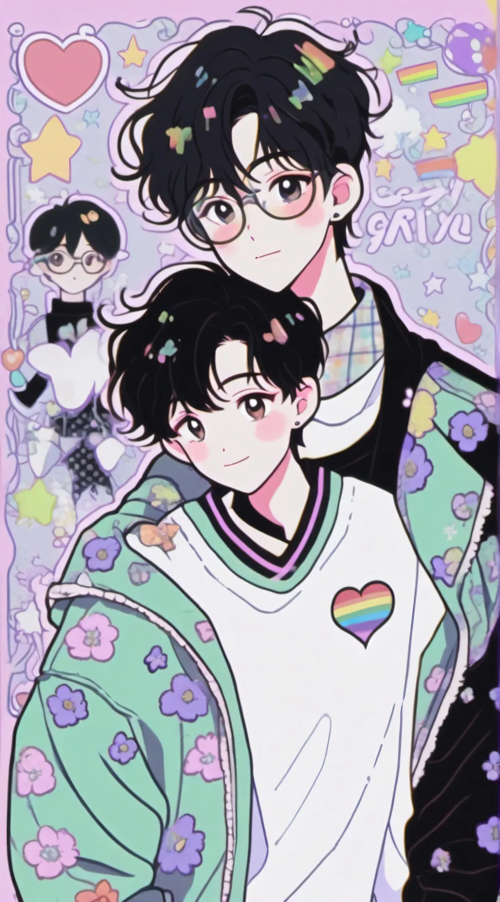 ai character: Eric and Aaron background