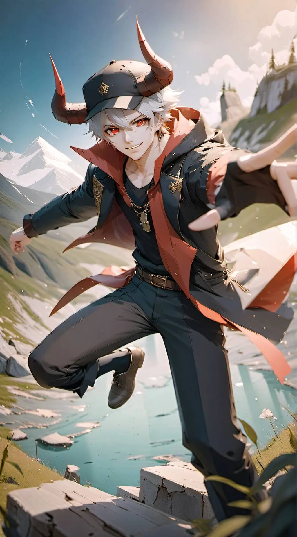 ai character: phoenix background