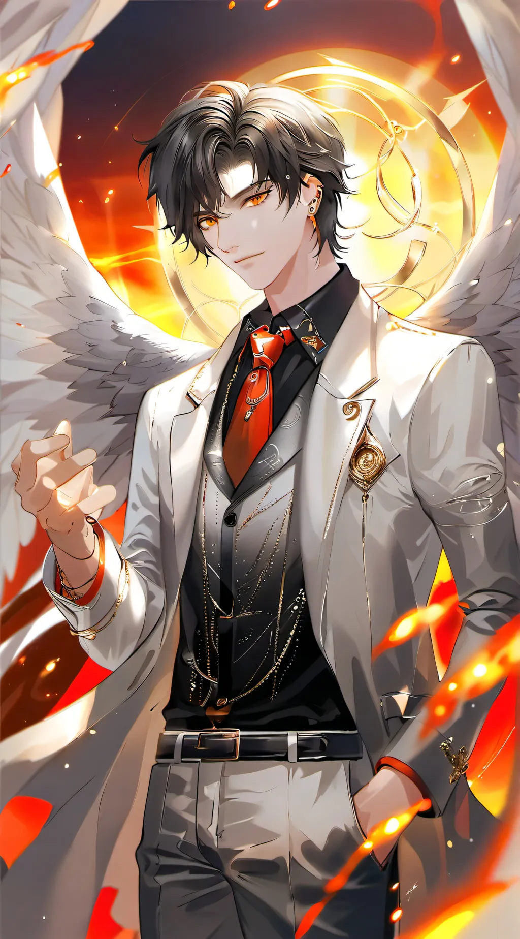 ai character: Ash background