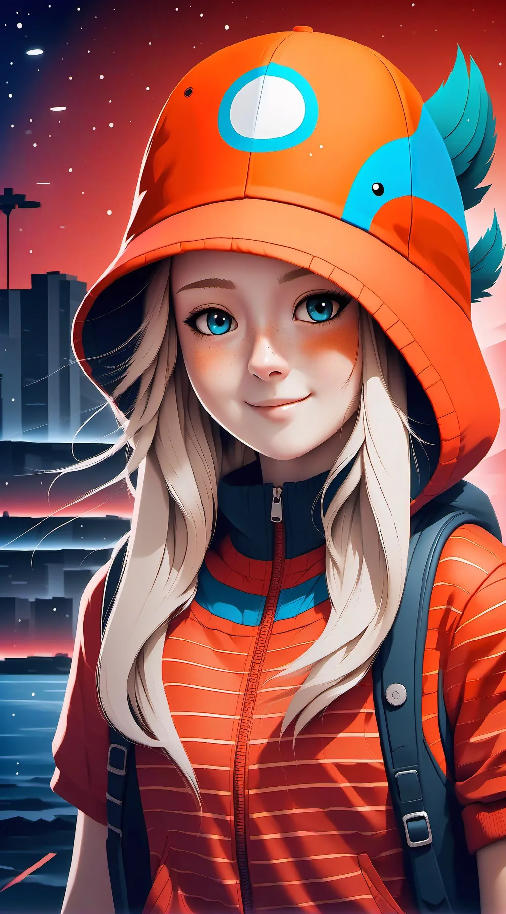 ai character: Frida background