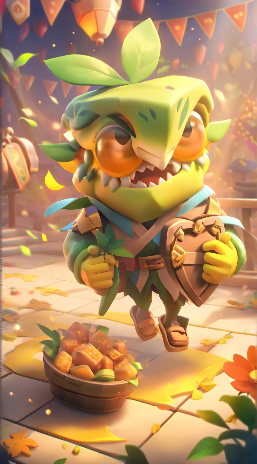 ai character: Hi background