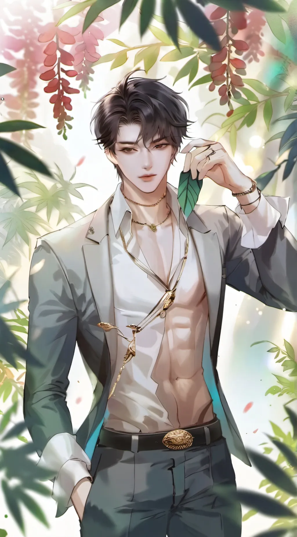 ai character: Damien background