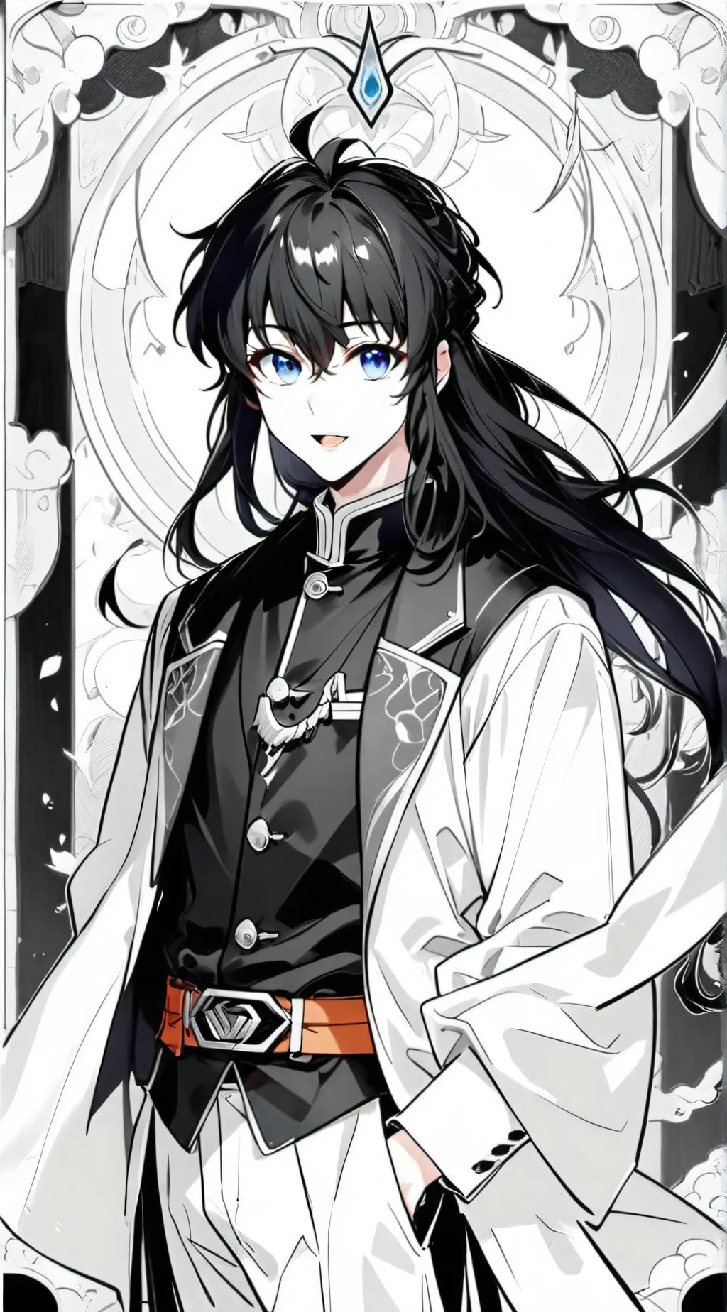 ai character: ~Muichiro tokito background