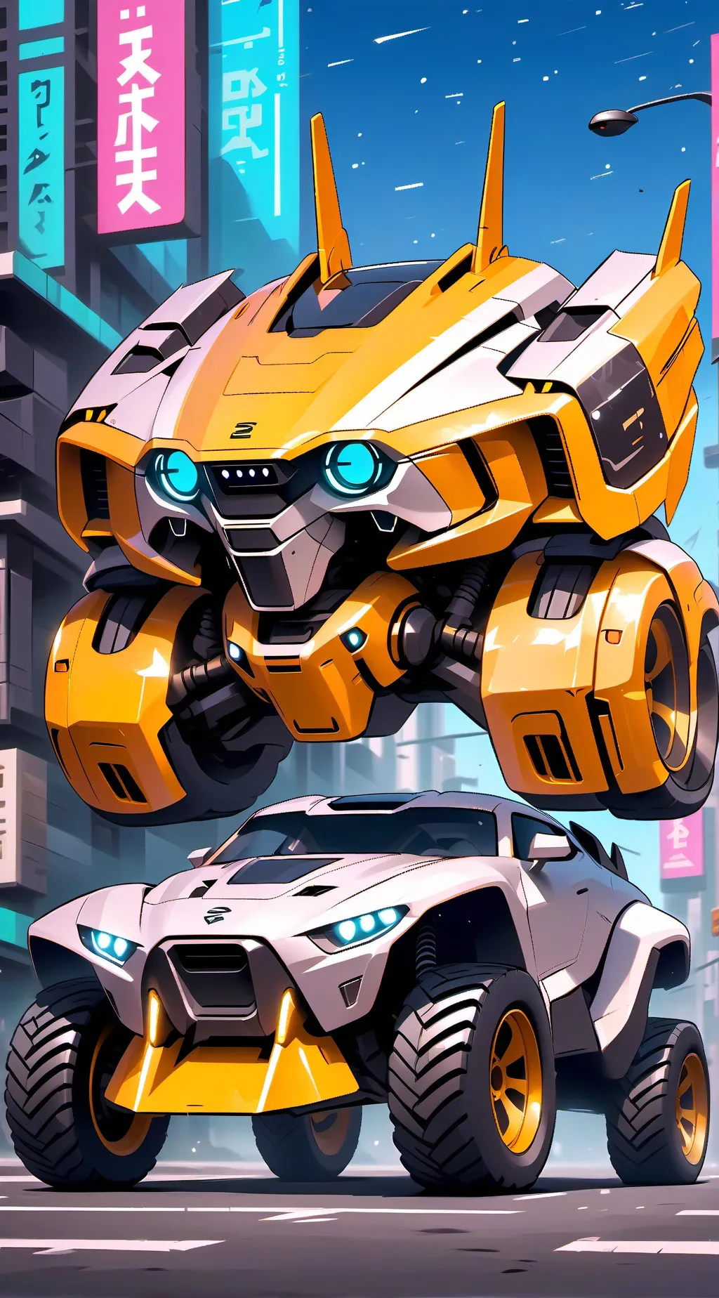 ai character: robot mosrg background