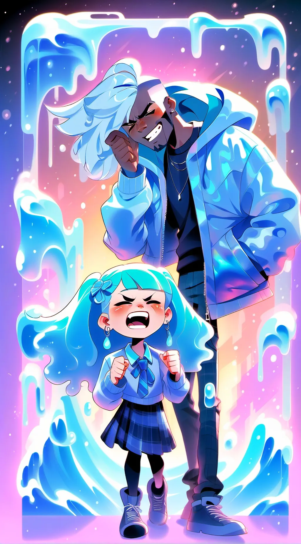 ai character: The random fight background