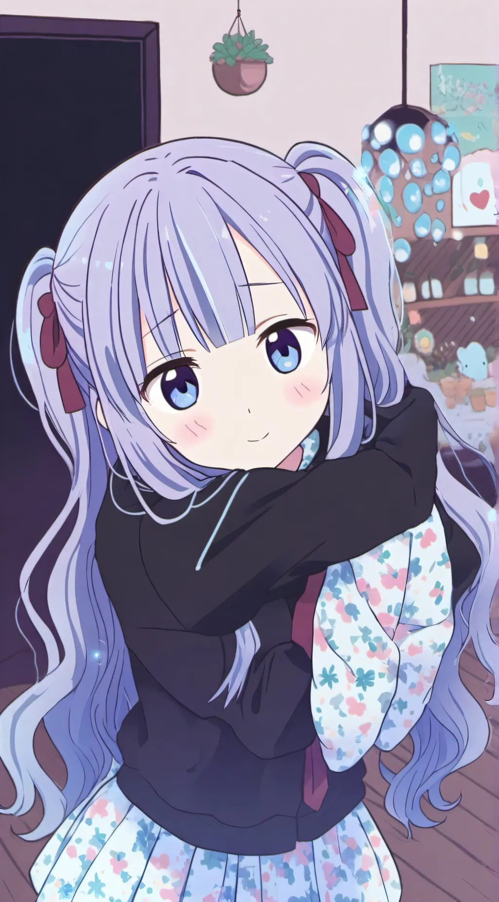 ai character: lain background