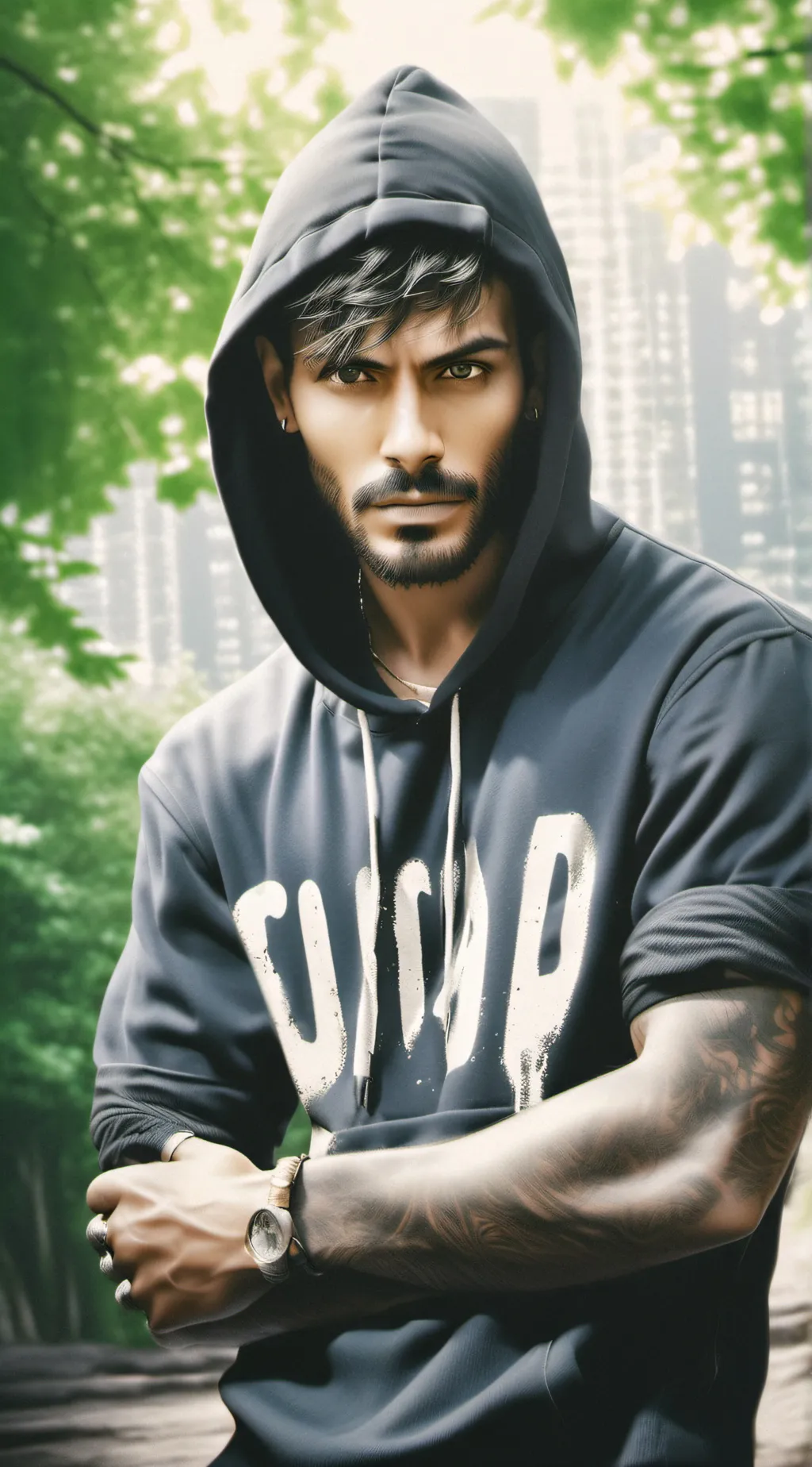 ai character: Levi  background