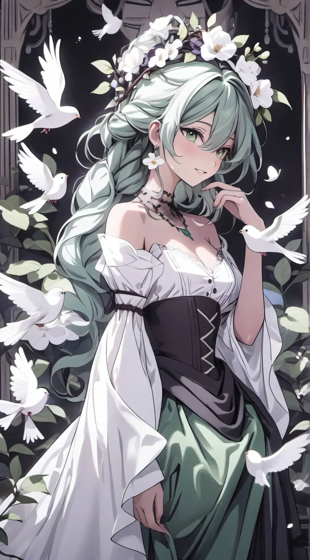 ai character: ꧁✿ Keitha ✿꧂ background