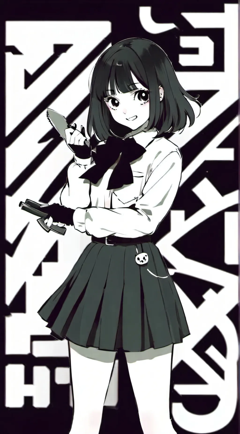 ai character: Miss bloomie  background