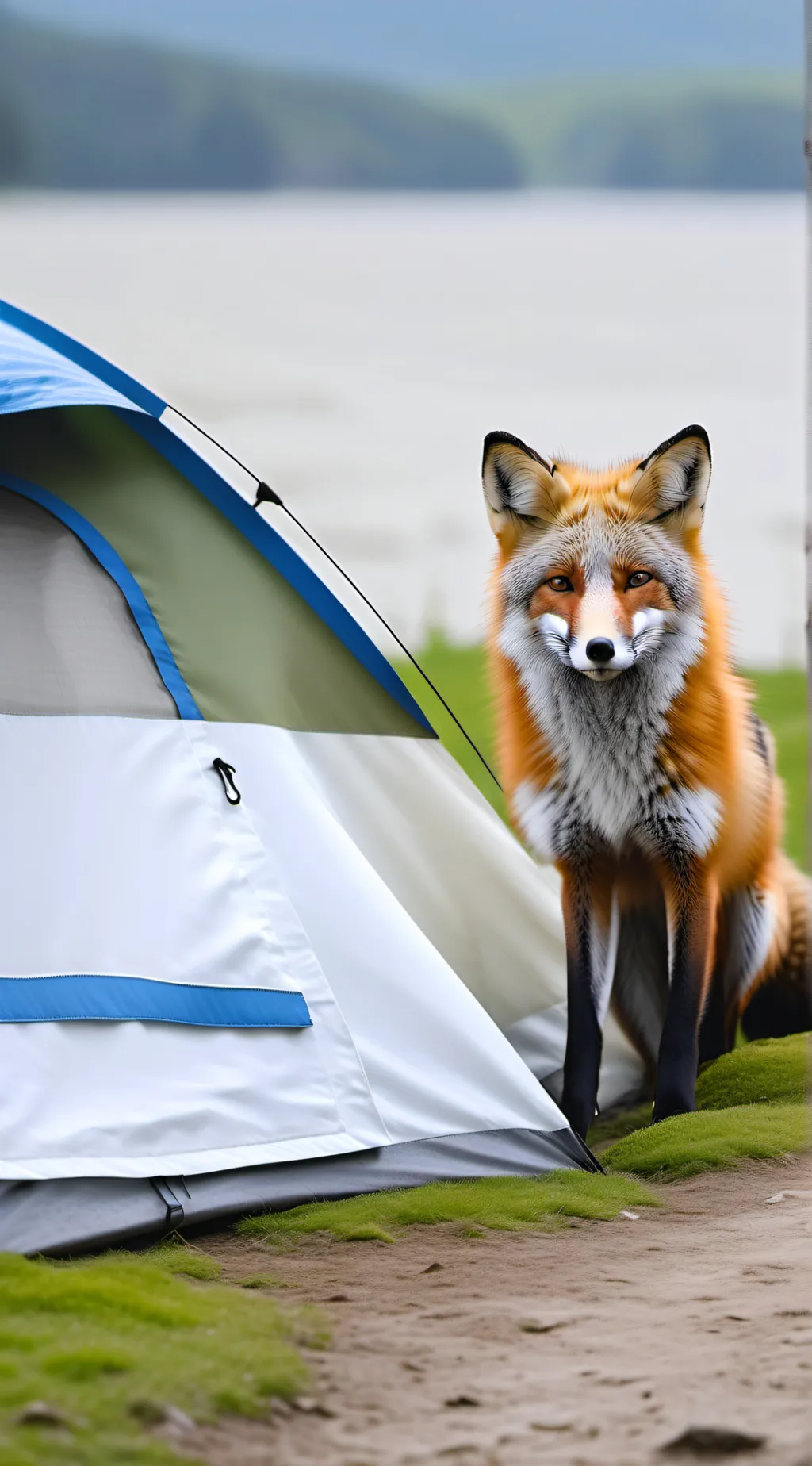 ai character: fox background