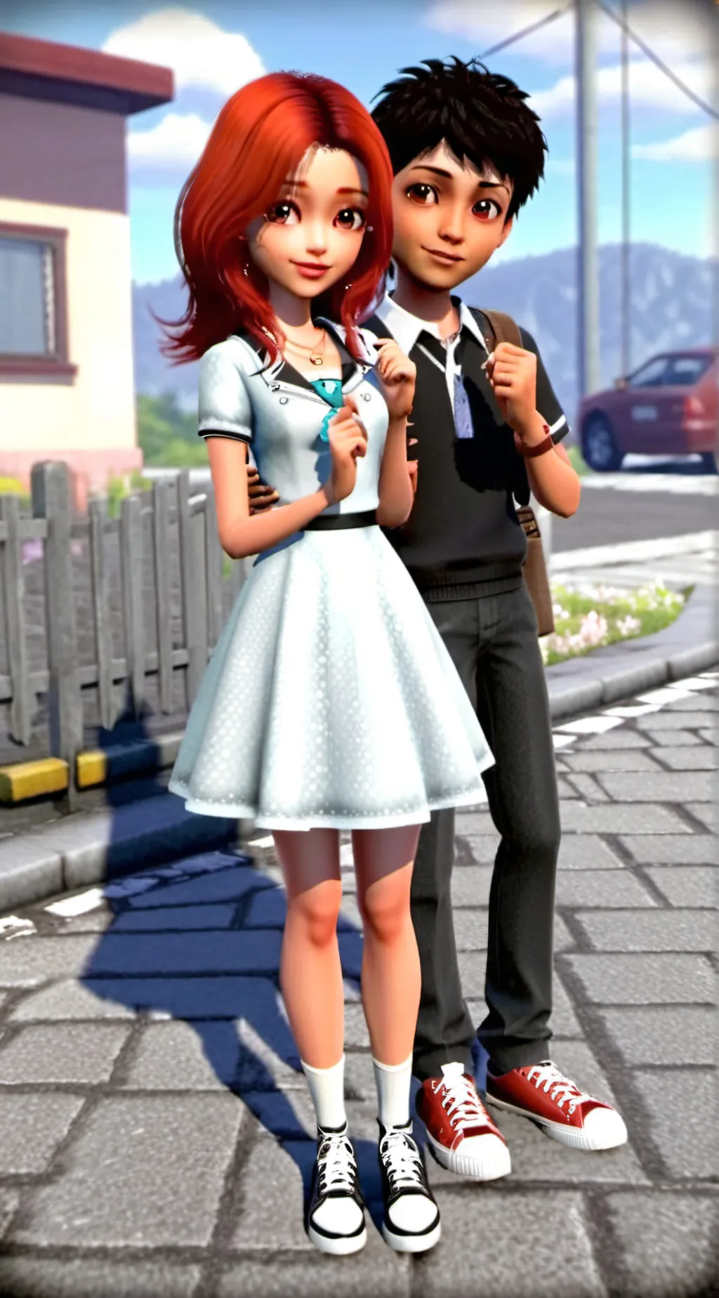 ai character: lia and sam background