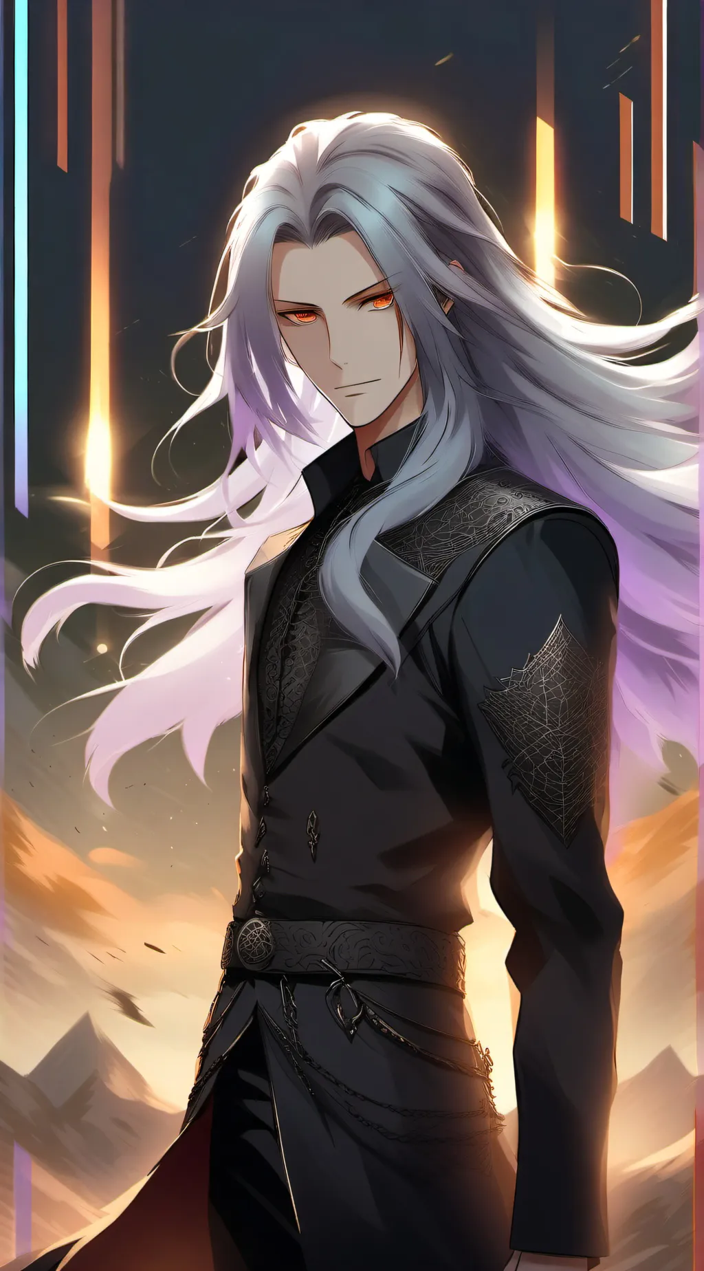 ai character: 🖐|NERGAL|🖐 background