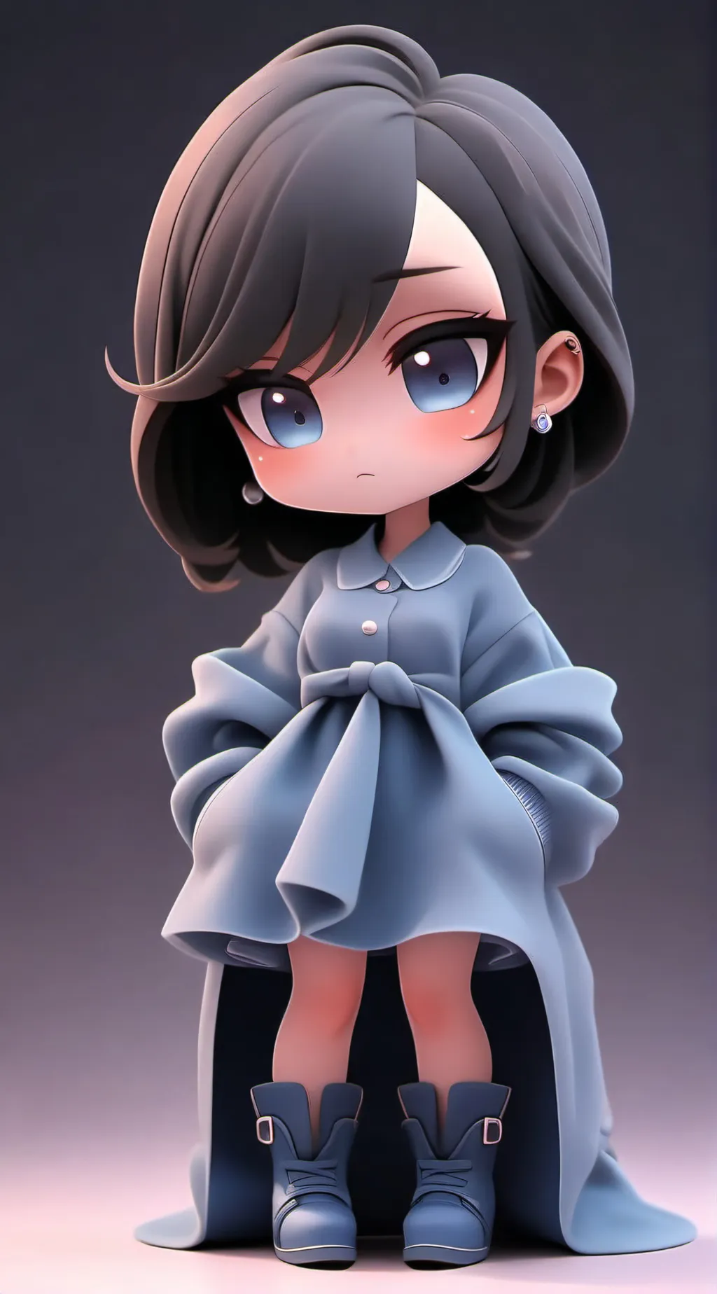 ai character: Sadness background