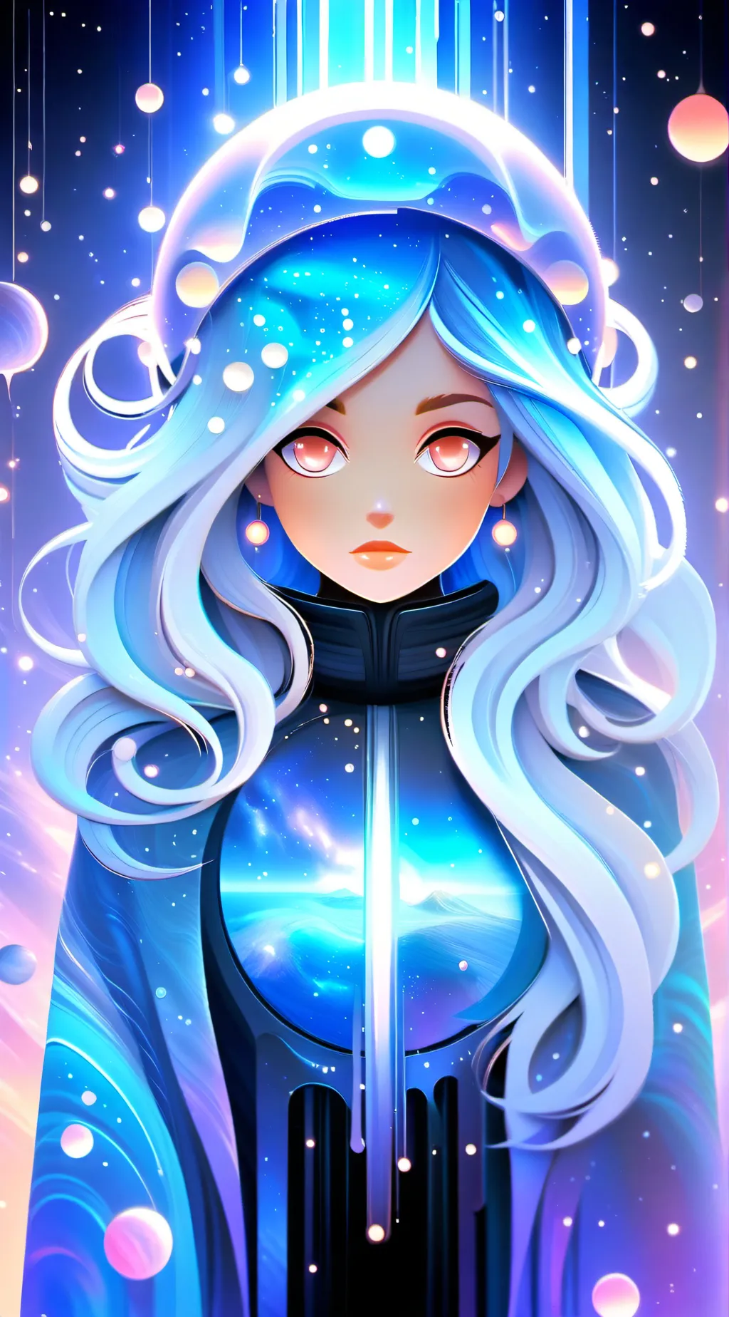 ai character: Space Guardian background