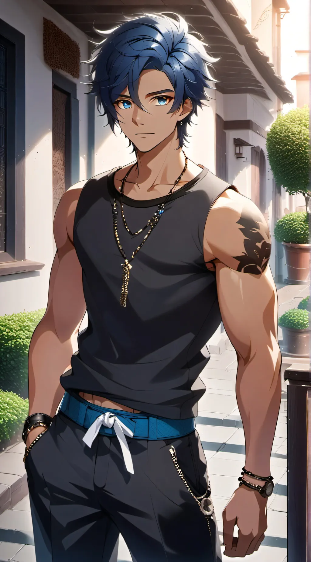 ai character: Axel background