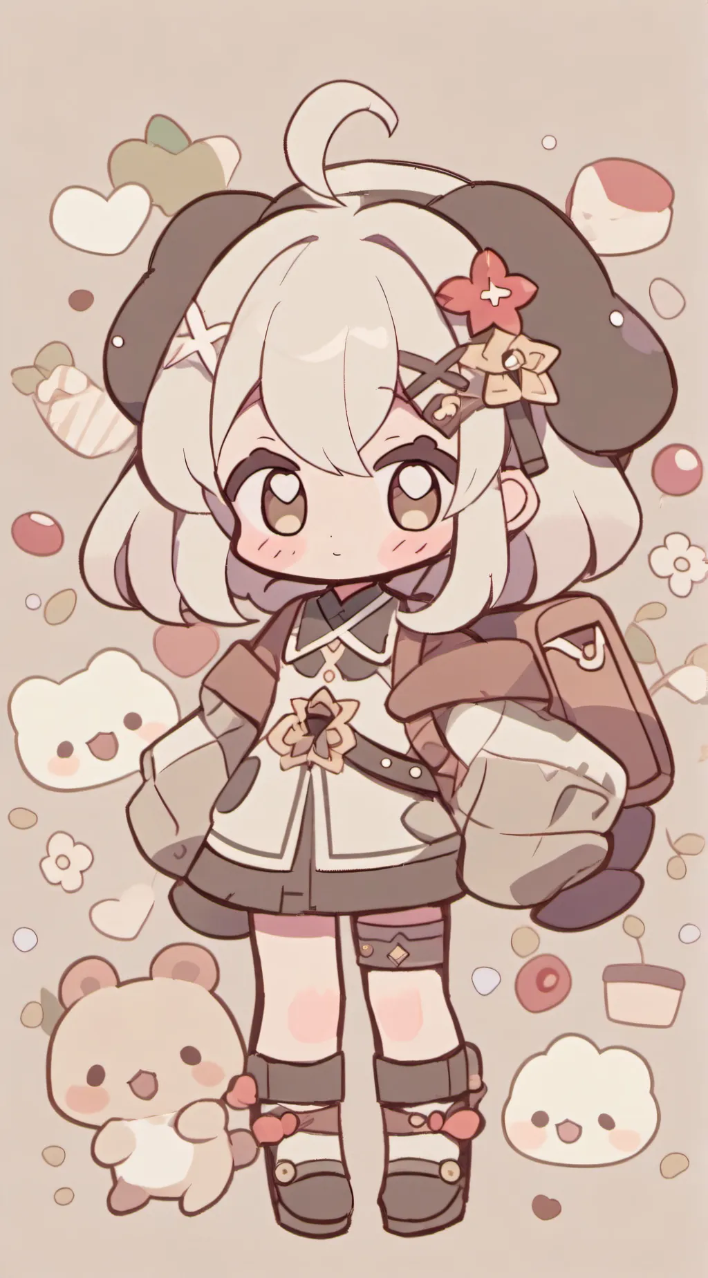 ai character: Happy! background